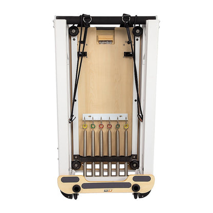 Folding Pilates Reformer Machine – Home Workout Bed for Full Body Fitness Training