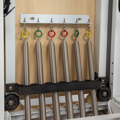 Folding Pilates Reformer Machine – Home Workout Bed for Full Body Fitness Training